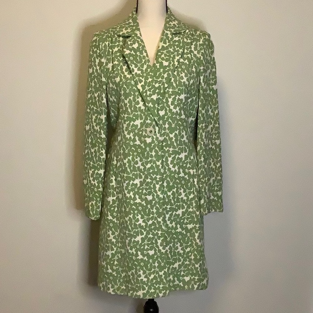 Nine West floral print coat.